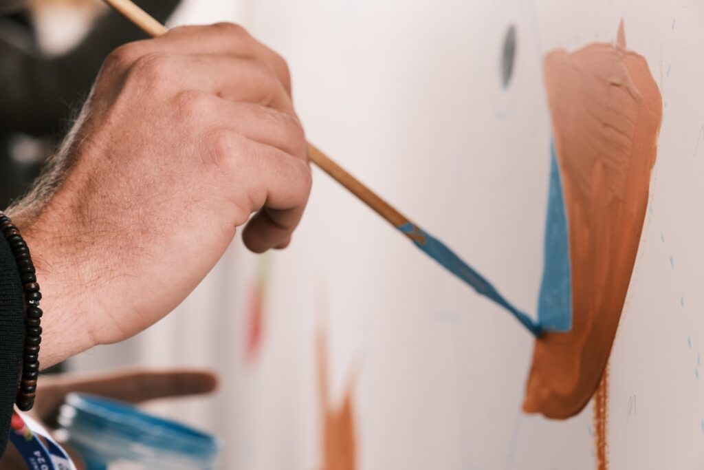 Fresque collaborative entreprise Yffiniac Cotes d'armor Bretagne Le Gouessant