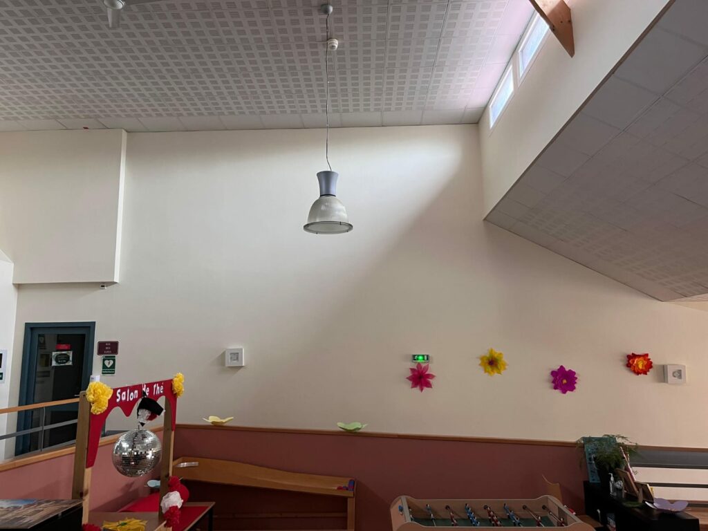 Fresque murale streetart foyer de vie La palissade Atelier Nadine Herbelin